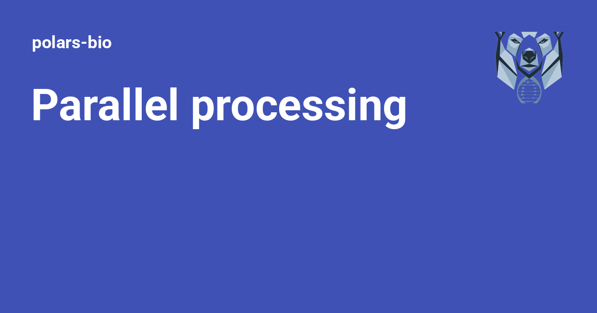 Parallel processing - polars-bio